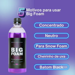  Shampoo Automotivo Super Concentrado Big Foam 500 ml